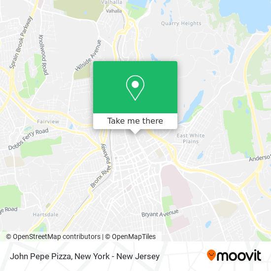 John Pepe Pizza map