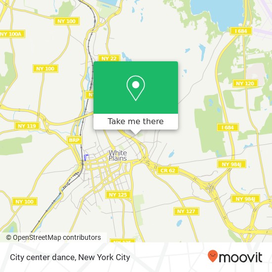 Mapa de City center dance