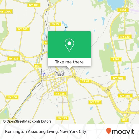 Mapa de Kensington Assisting Living