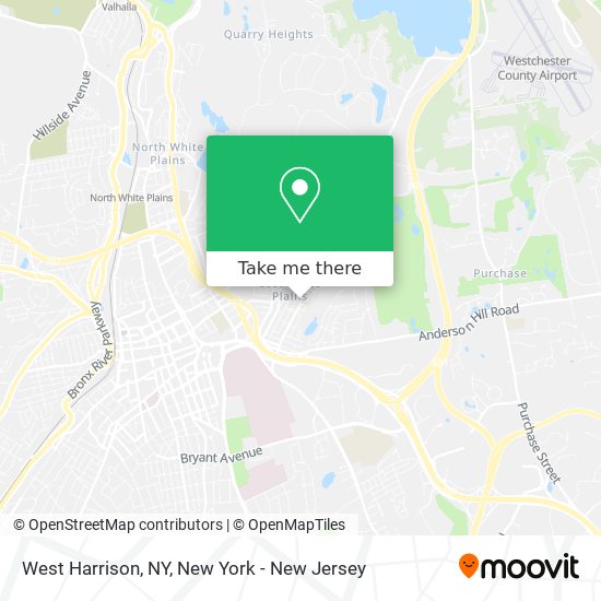 West Harrison, NY map