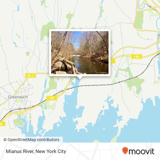 Mapa de Mianus River