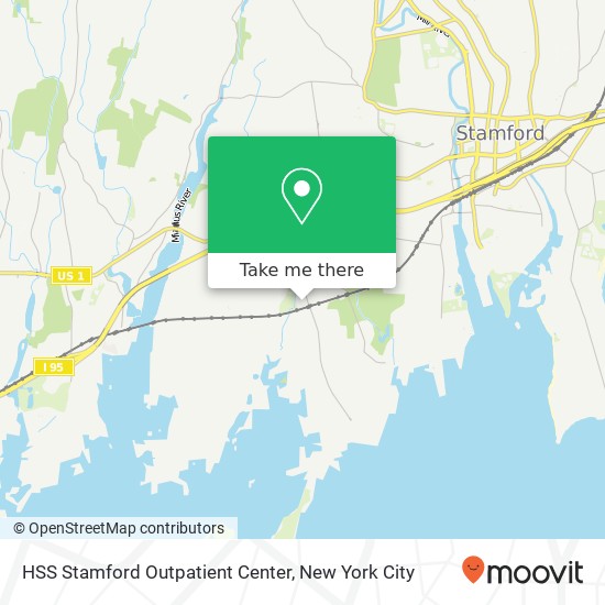 Mapa de HSS Stamford Outpatient Center