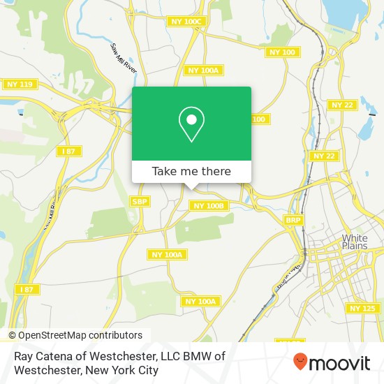 Mapa de Ray Catena of Westchester, LLC BMW of Westchester