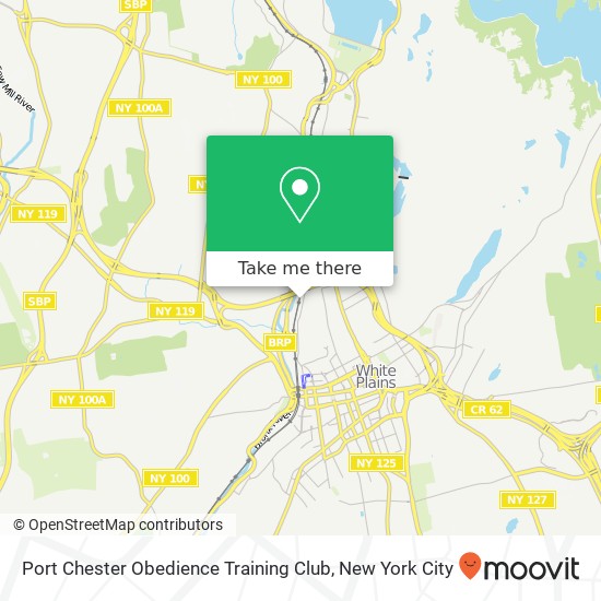 Port Chester Obedience Training Club map