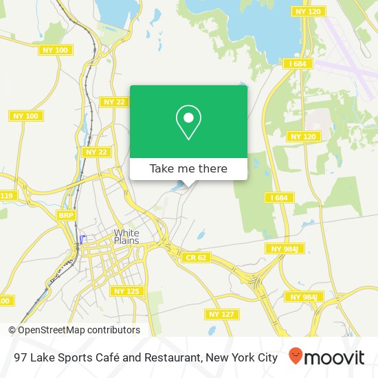 Mapa de 97 Lake Sports Café and Restaurant