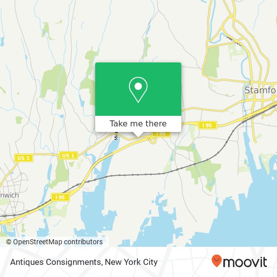 Antiques Consignments map