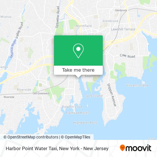 Harbor Point Water Taxi map