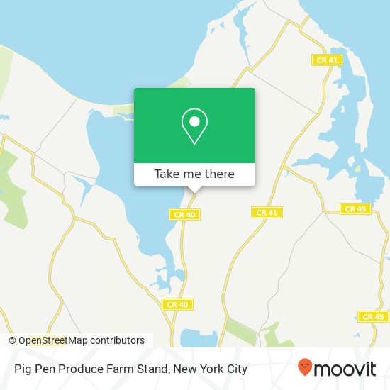 Mapa de Pig Pen Produce Farm Stand