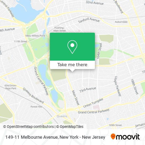 149-11 Melbourne Avenue map