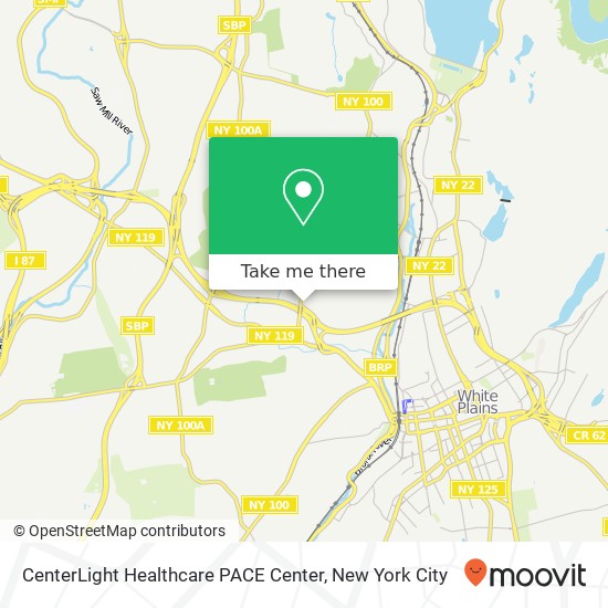 Mapa de CenterLight Healthcare PACE Center