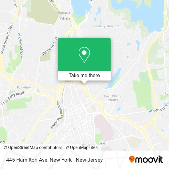 445 Hamilton Ave map