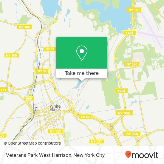 Mapa de Veterans Park West Harrison