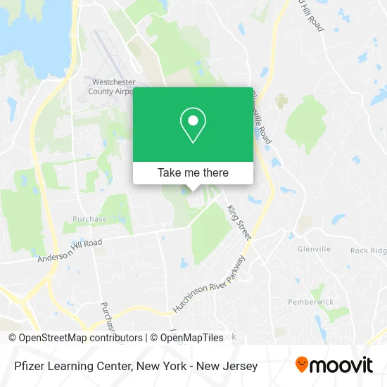 Pfizer Learning Center map
