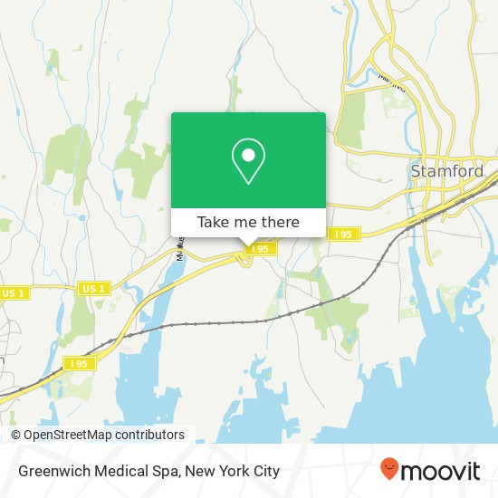 Greenwich Medical Spa map