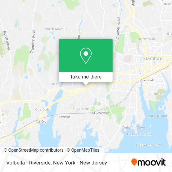 Valbella - Riverside map