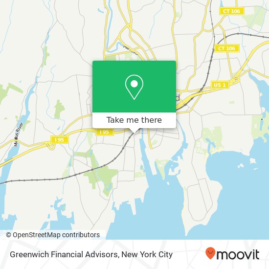 Mapa de Greenwich Financial Advisors