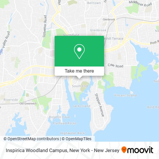 Mapa de Inspirica Woodland Campus