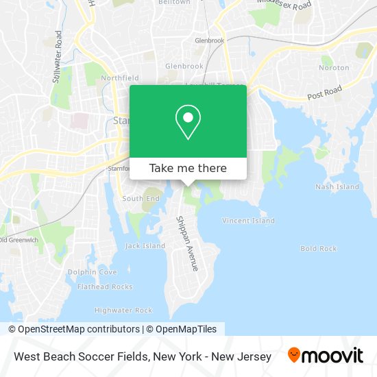 West Beach Soccer Fields map