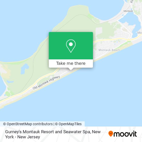 Gurney's Montauk Resort and Seawater Spa map
