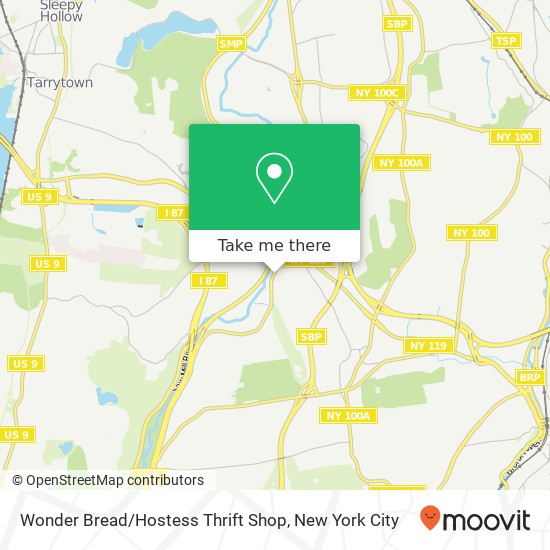 Mapa de Wonder Bread / Hostess Thrift Shop