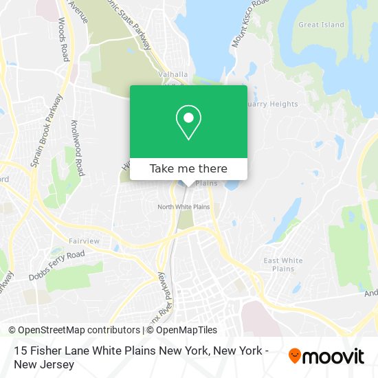 15 Fisher Lane White Plains New York map