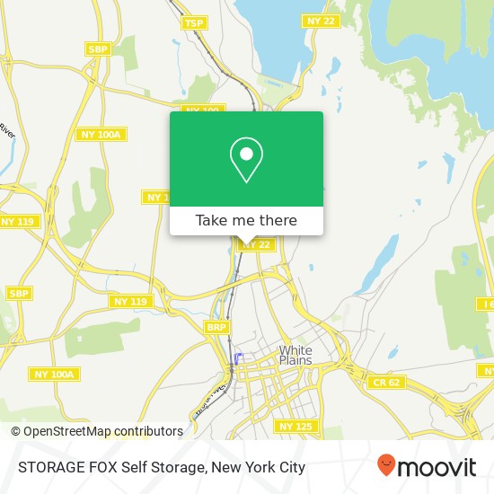 STORAGE FOX Self Storage map