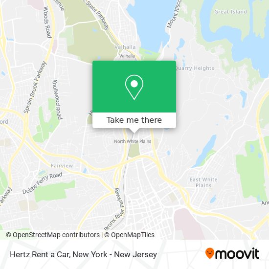 Hertz Rent a Car map