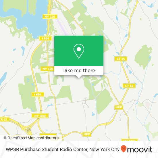 WPSR Purchase Student Radio Center map