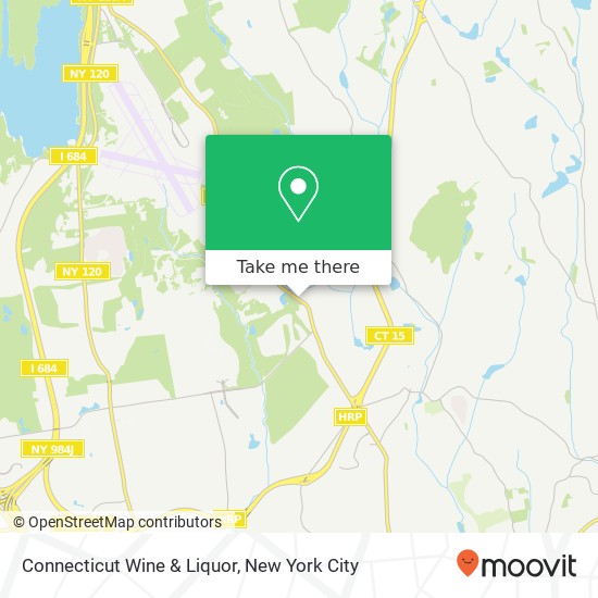 Mapa de Connecticut Wine & Liquor