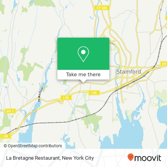 Mapa de La Bretagne Restaurant