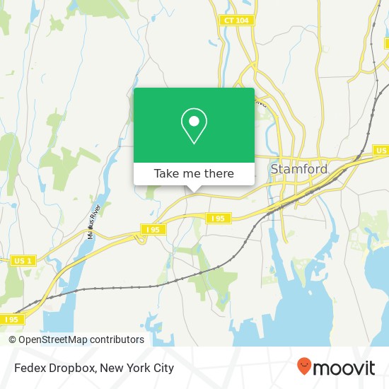 Mapa de Fedex Dropbox