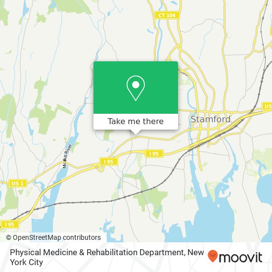 Physical Medicine & Rehabilitation Department map