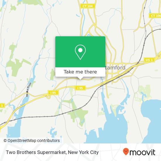 Two Brothers Supermarket map