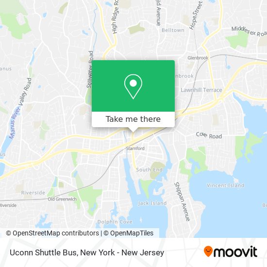 Mapa de Uconn Shuttle Bus