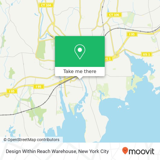 Design Within Reach Warehouse map
