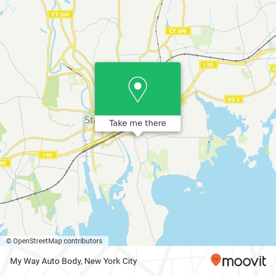 My Way Auto Body map