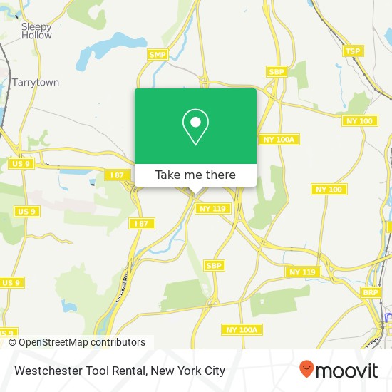 Mapa de Westchester Tool Rental