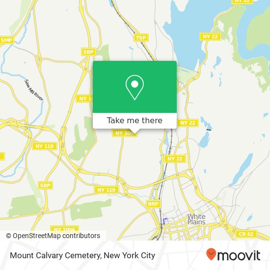 Mount Calvary Cemetery map