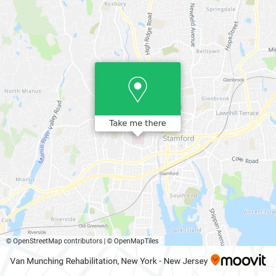 Van Munching Rehabilitation map