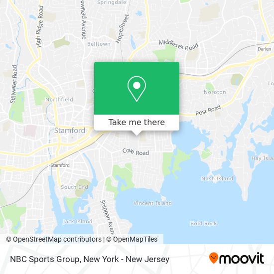 NBC Sports Group map