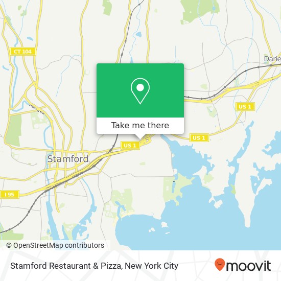 Mapa de Stamford Restaurant & Pizza