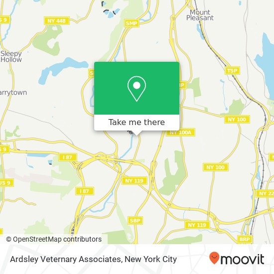 Ardsley Veternary Associates map