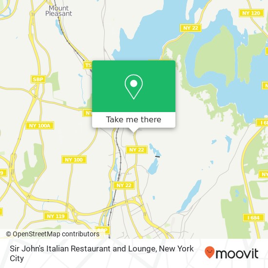 Sir John's Italian Restaurant and Lounge map