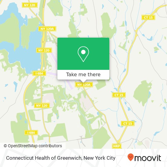 Connecticut Health of Greenwich map