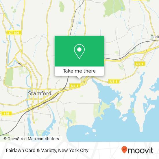 Mapa de Fairlawn Card & Variety