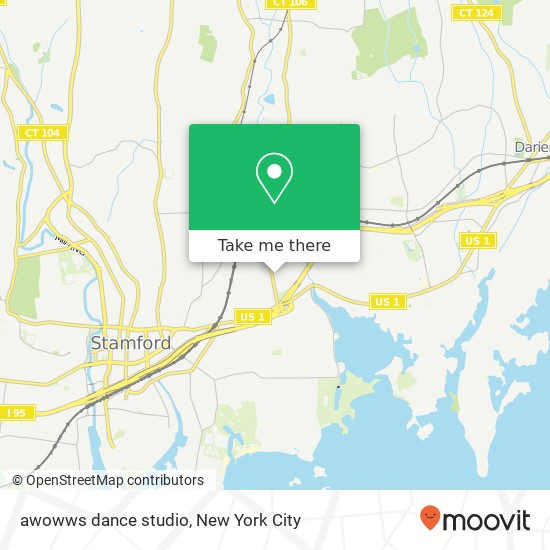 Mapa de awowws dance studio