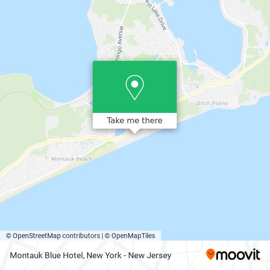 Mapa de Montauk Blue Hotel