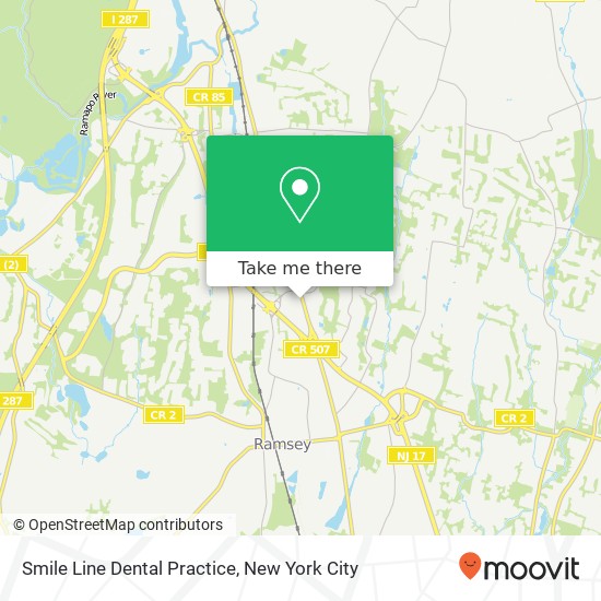 Mapa de Smile Line Dental Practice