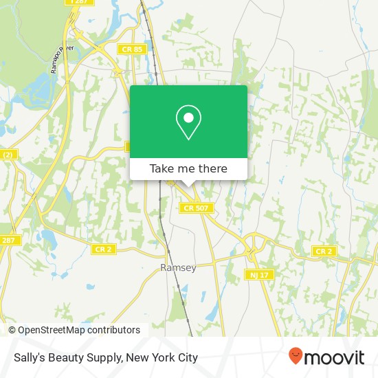 Sally's Beauty Supply map