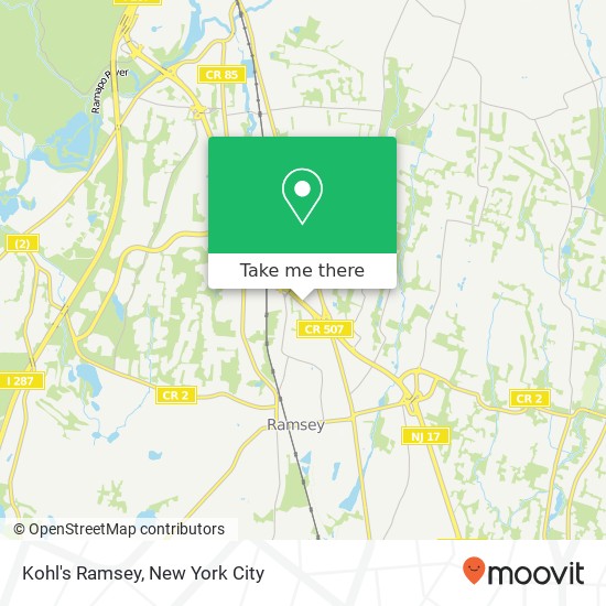 Kohl's Ramsey map
